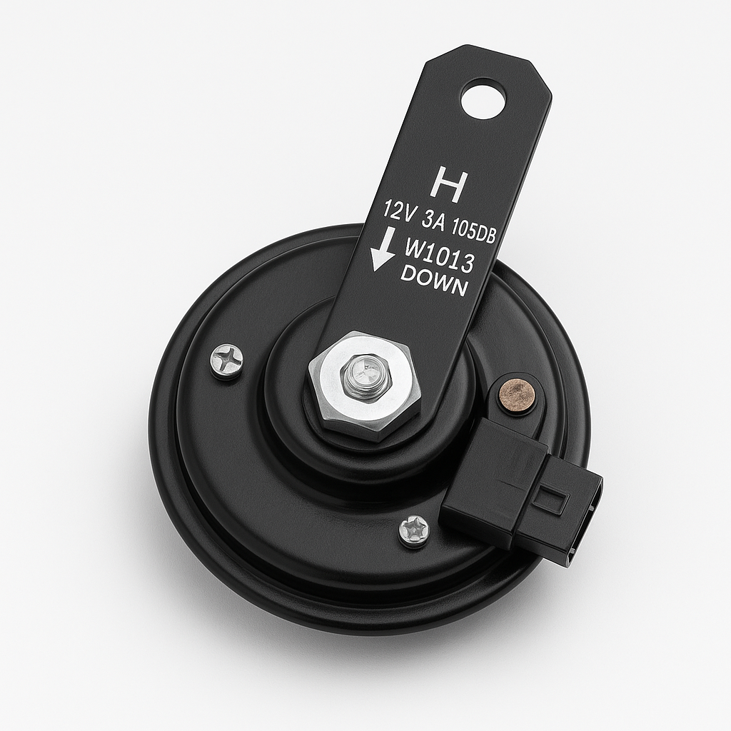JCAA Motorcycle Horn back